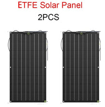 Load image into Gallery viewer, Solar Panel 300w 200w 100w 400w Flexible ETFE PET Photatic PV Monocrystalline Cell 12V 24V Battery Charger 1000w Home System Kit
