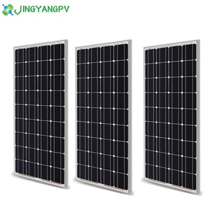 300W 400w 200w 100w Glass Plate Solar Panel Rigid Panels Monocrystalline Solar Cell 12V 24V Solar Battery Charger For Home Roof