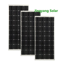 Load image into Gallery viewer, 300W 400w 200w 100w Glass Plate Solar Panel Rigid Panels Monocrystalline Solar Cell 12V 24V Solar Battery Charger For Home Roof
